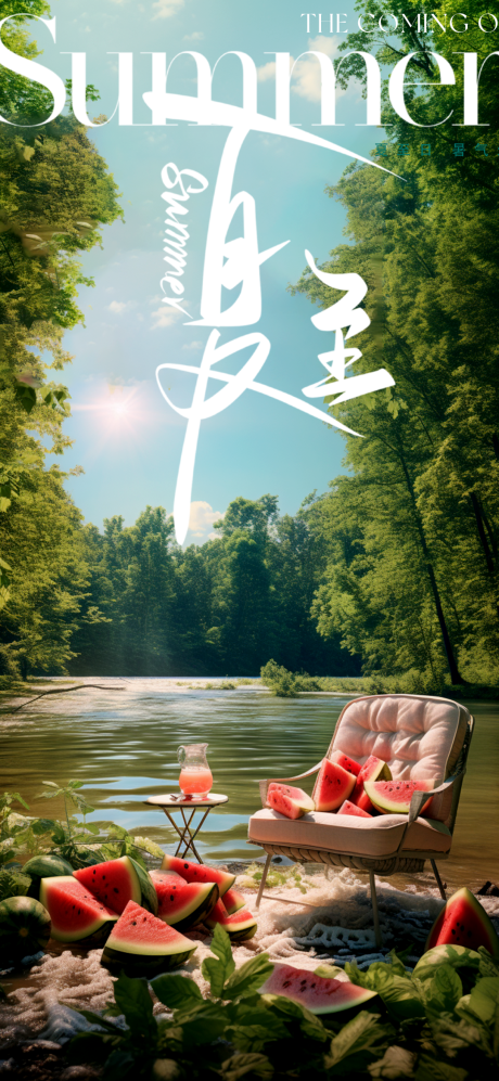 源文件下载【享设计】搜索编号：19720025235738962【大暑小暑处暑夏至立夏海报】