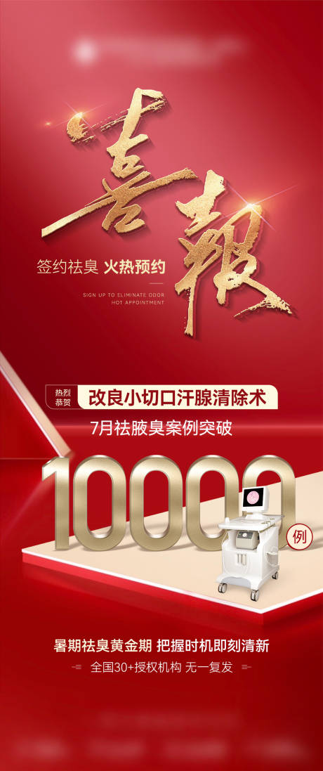 源文件下載【享設計】搜索編號：71540025372512487【醫美紅金喜報】