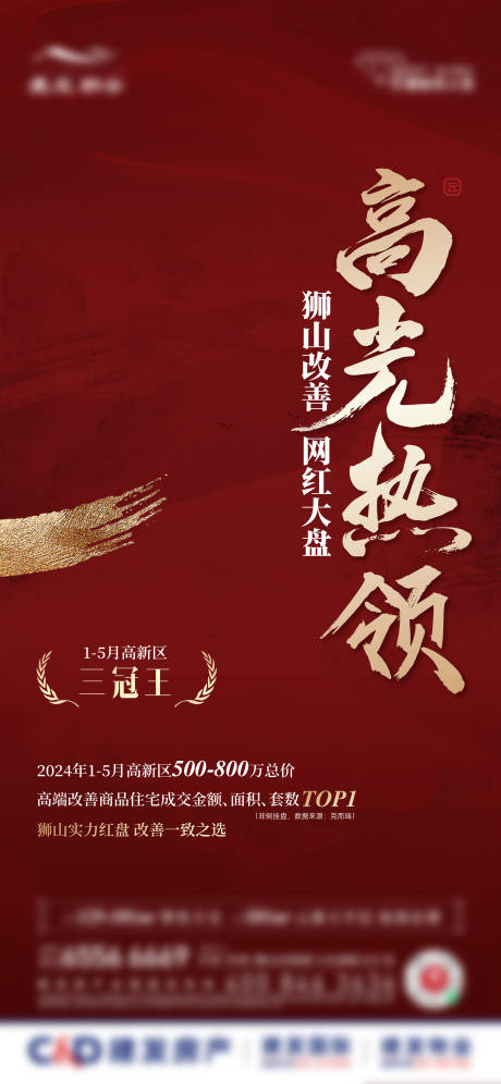 源文件下载【享设计】搜索编号：19600025142119804【地产热销海报】