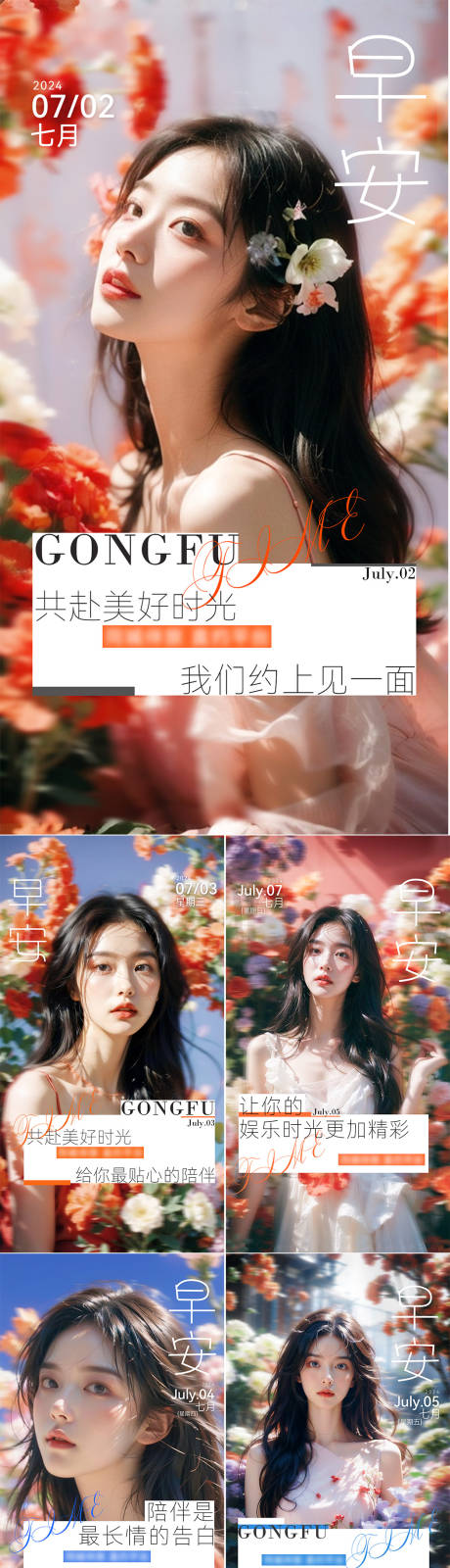 源文件下载【医美早安系列海报】编号：23540024998183877