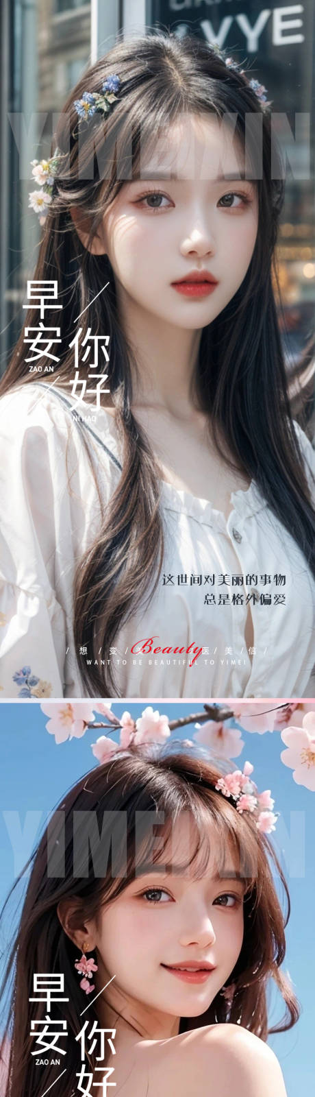 源文件下載【享設(shè)計(jì)】搜索編號(hào)：47620025410089578【醫(yī)美早安人物海報(bào)】