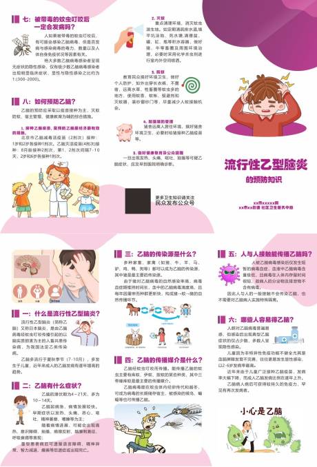 源文件下载【流行性乙脑肝炎三折页】编号：18860025111977372