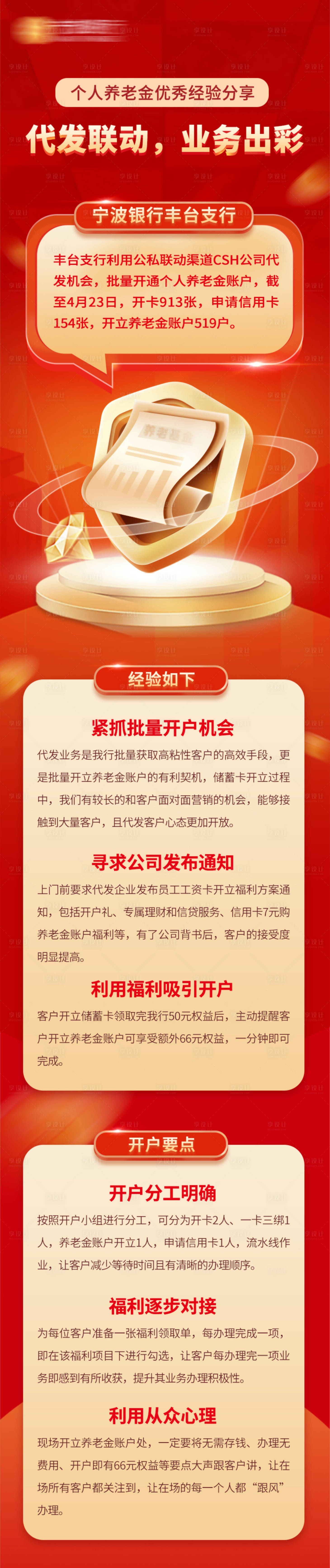 源文件下載【享設計】搜索編號：53670025042771917【個人養老金經驗分享長圖海報】