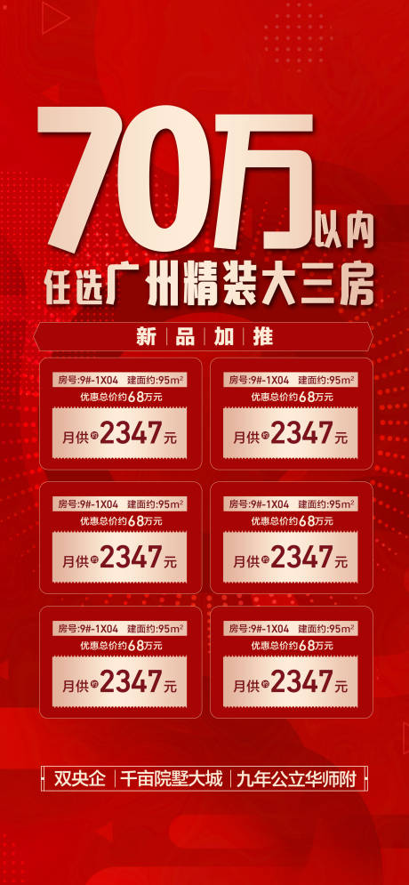 编号：34780025229129779【享设计】源文件下载-70万购房买大三房红金特价房源