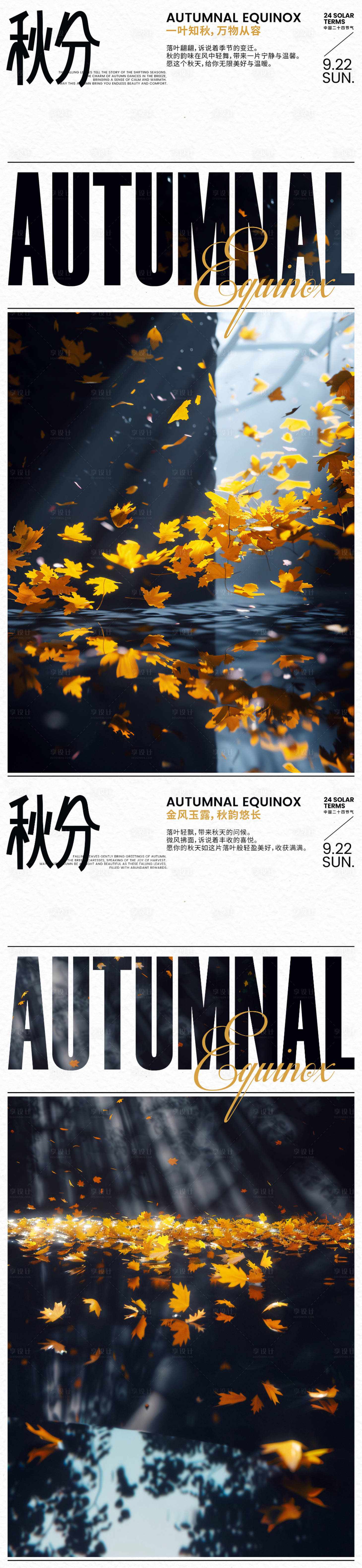 源文件下载【秋分节气海报】编号：28190025388782673