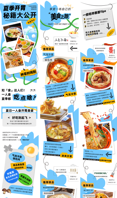 源文件下载【商业夏季饮美食推文长图 】编号：14660025079957475