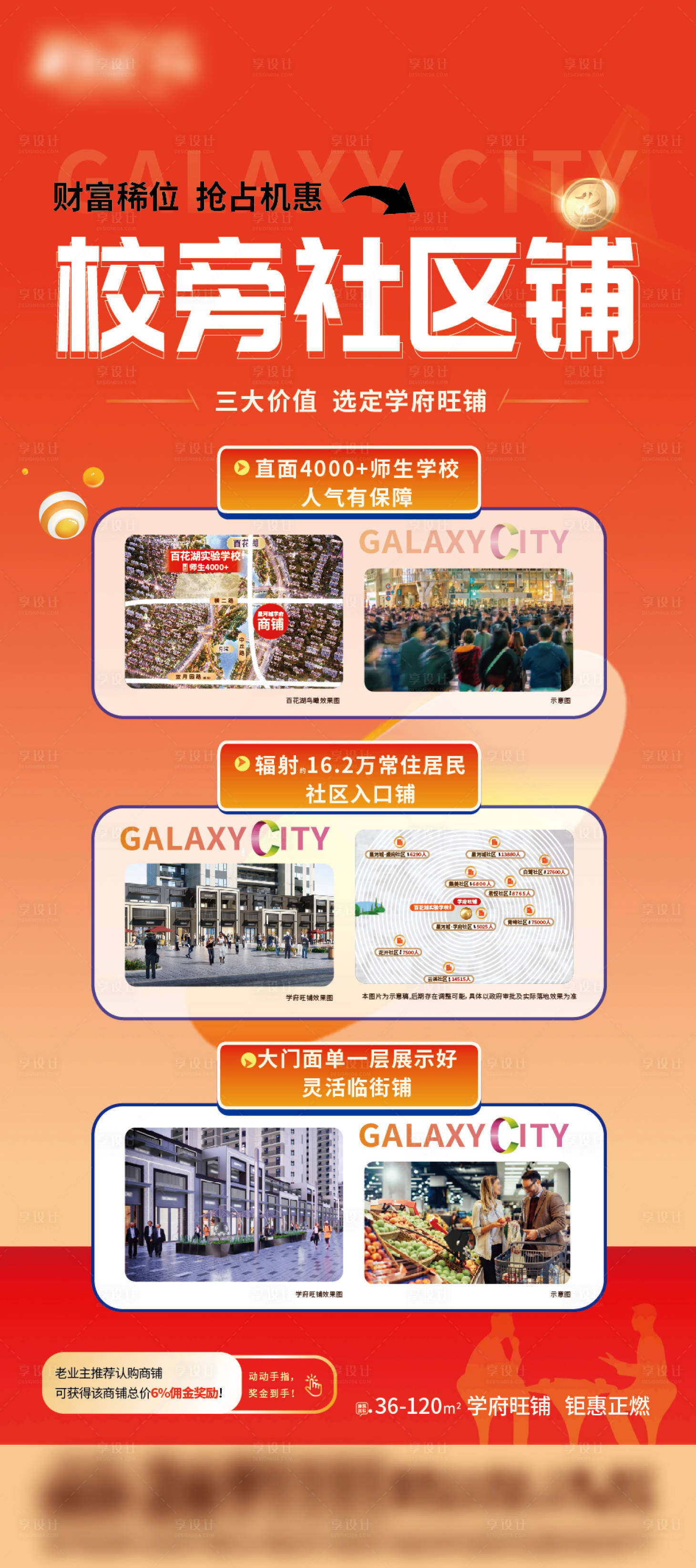源文件下载【享设计】搜索编号：70850025135314362【地产商铺价值老带新拓客展架】