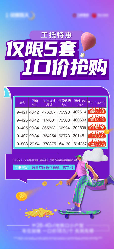 源文件下载【地产特价房源海报】编号：56190024900305531