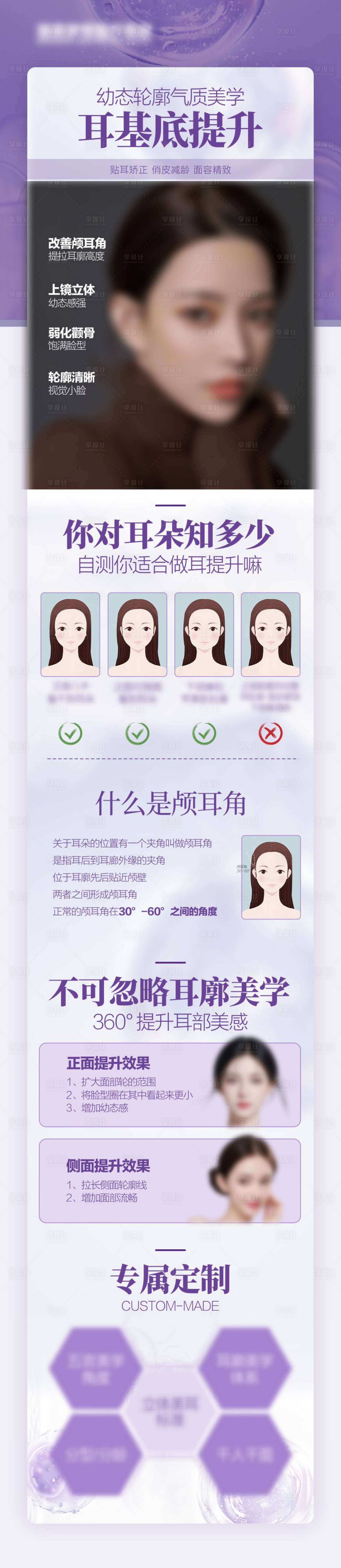 源文件下載【享設計】搜索編號：98670024976984130【耳基底提升醫美詳情頁】