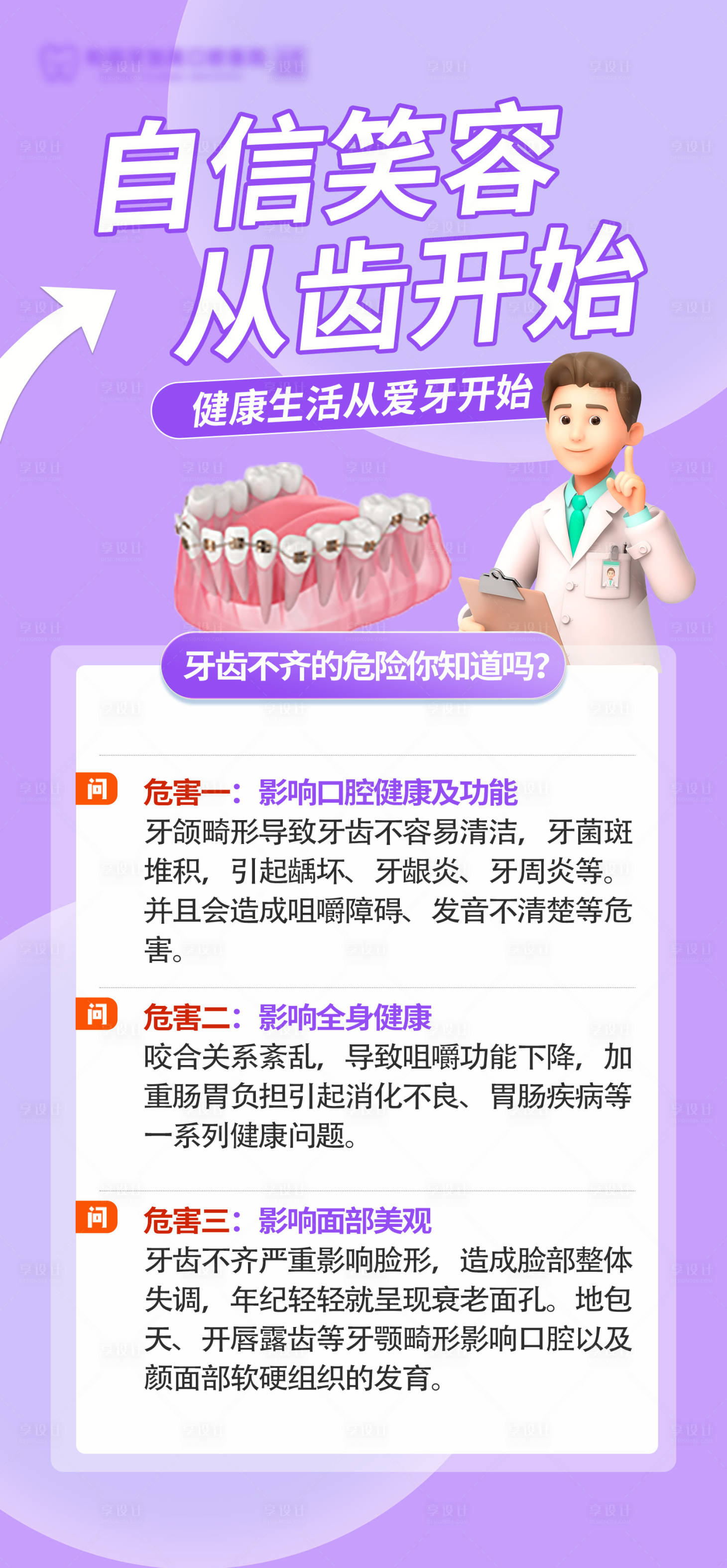 源文件下载【口腔知识海报】编号：14230025228116042