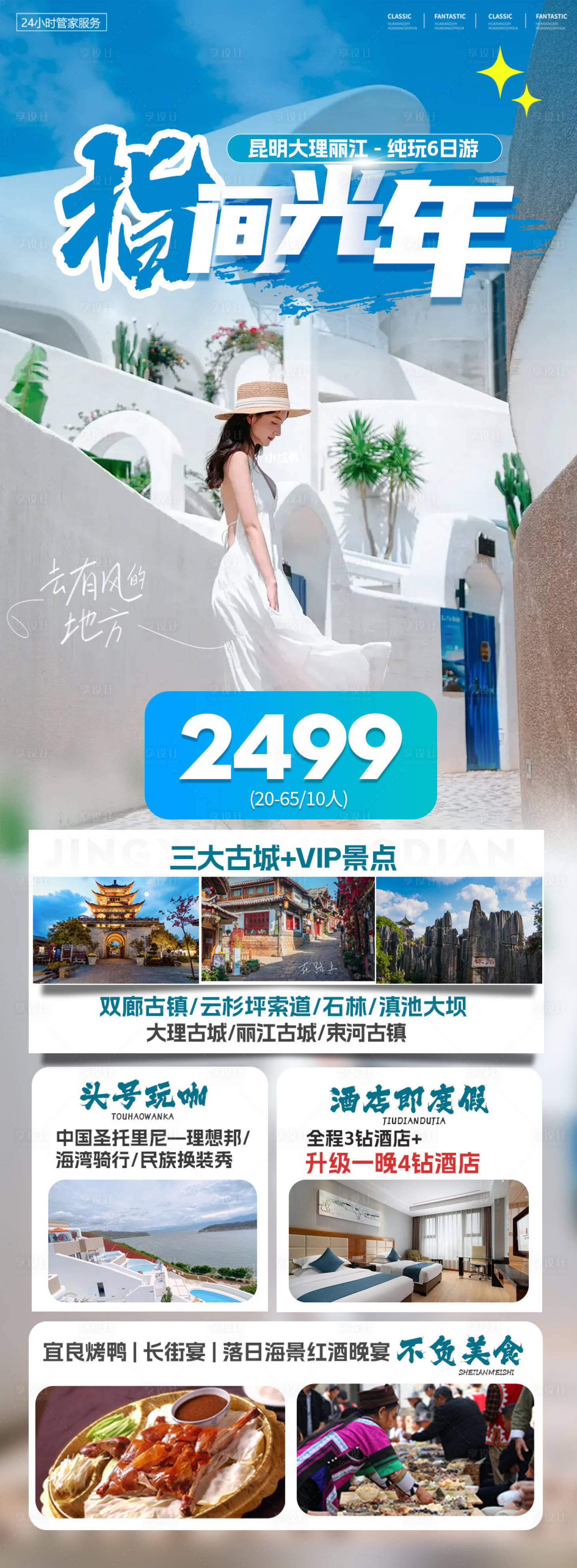 源文件下載【云南旅游海報長圖】編號：93150025395074810
