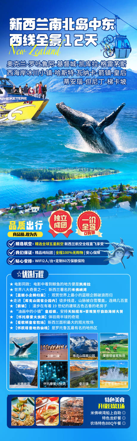 源文件下載【享設(shè)計(jì)】搜索編號(hào)：36910025272195854【新西蘭南北島中東西線全景海報(bào)】