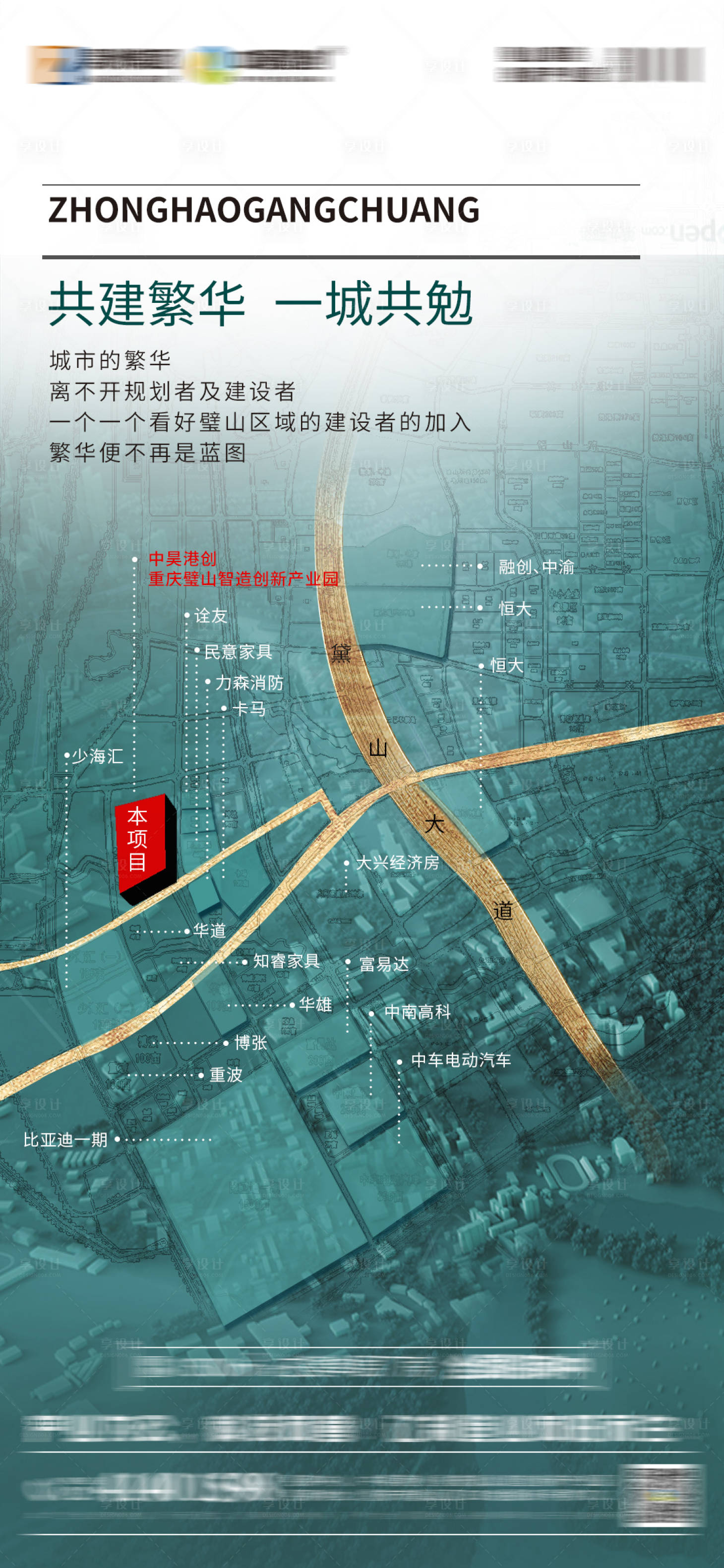 源文件下载【享设计】搜索编号：18020025259904349【地产交通海报】