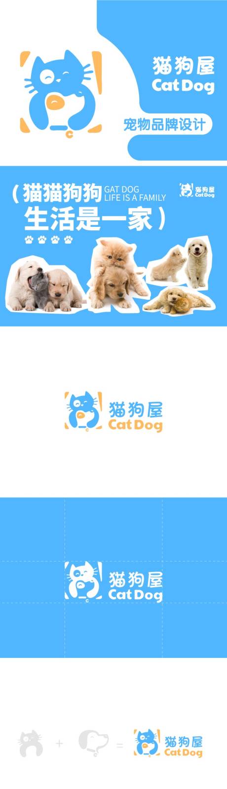 源文件下载【宠物品牌猫狗屋vi设计】编号：27170025302983232
