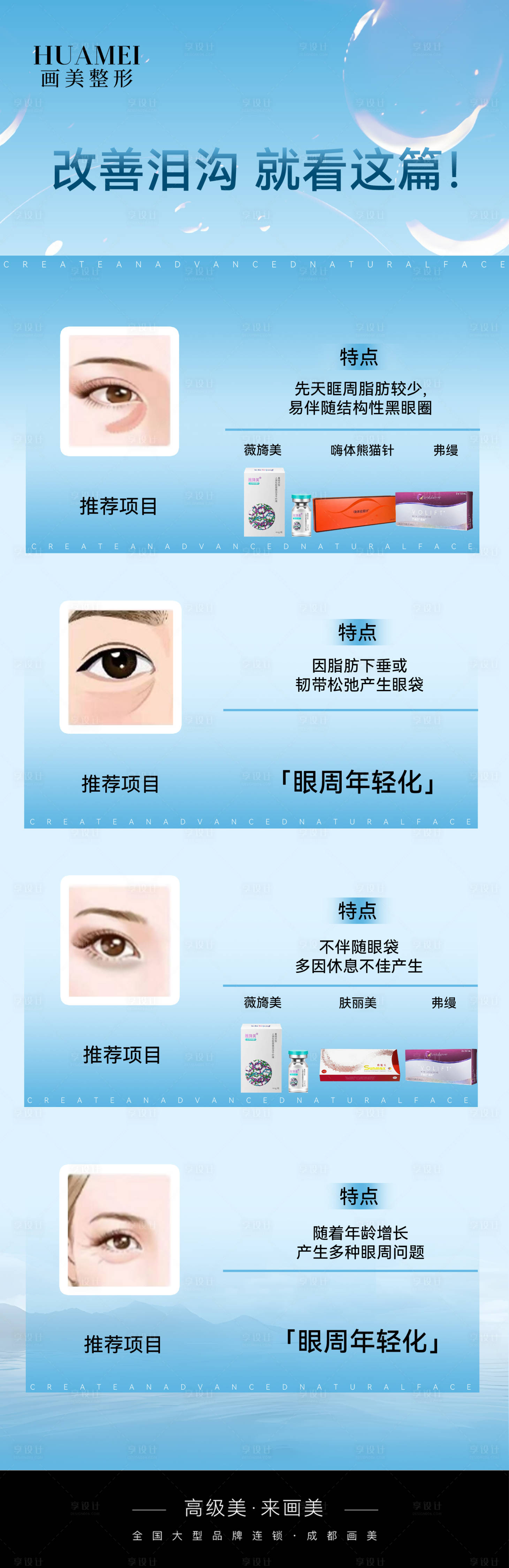 源文件下載【享設(shè)計(jì)】搜索編號(hào)：90880024995727983【醫(yī)美眼部部介紹海報(bào)】