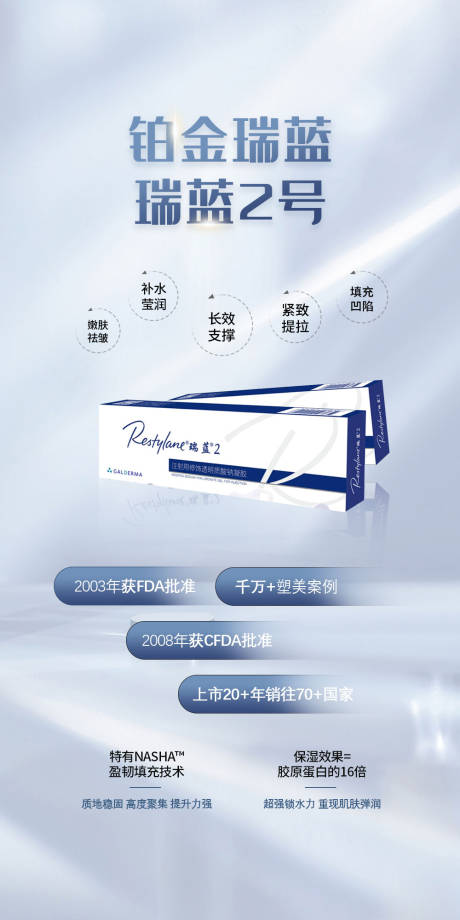 源文件下載【醫(yī)美瑞藍海報】編號：87480024899286880