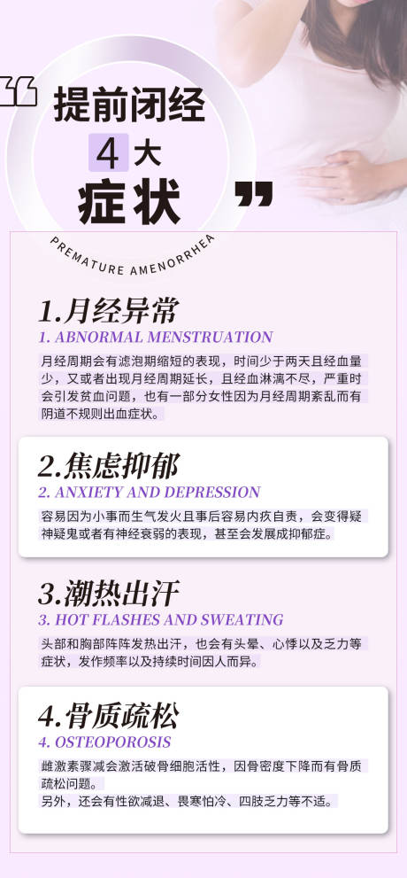 源文件下载【闭经科普海报】编号：14150025438925915