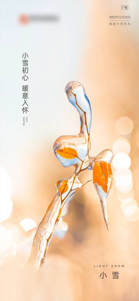 源文件下載【享設(shè)計】搜索編號：83920024930483387【小雪海報】
