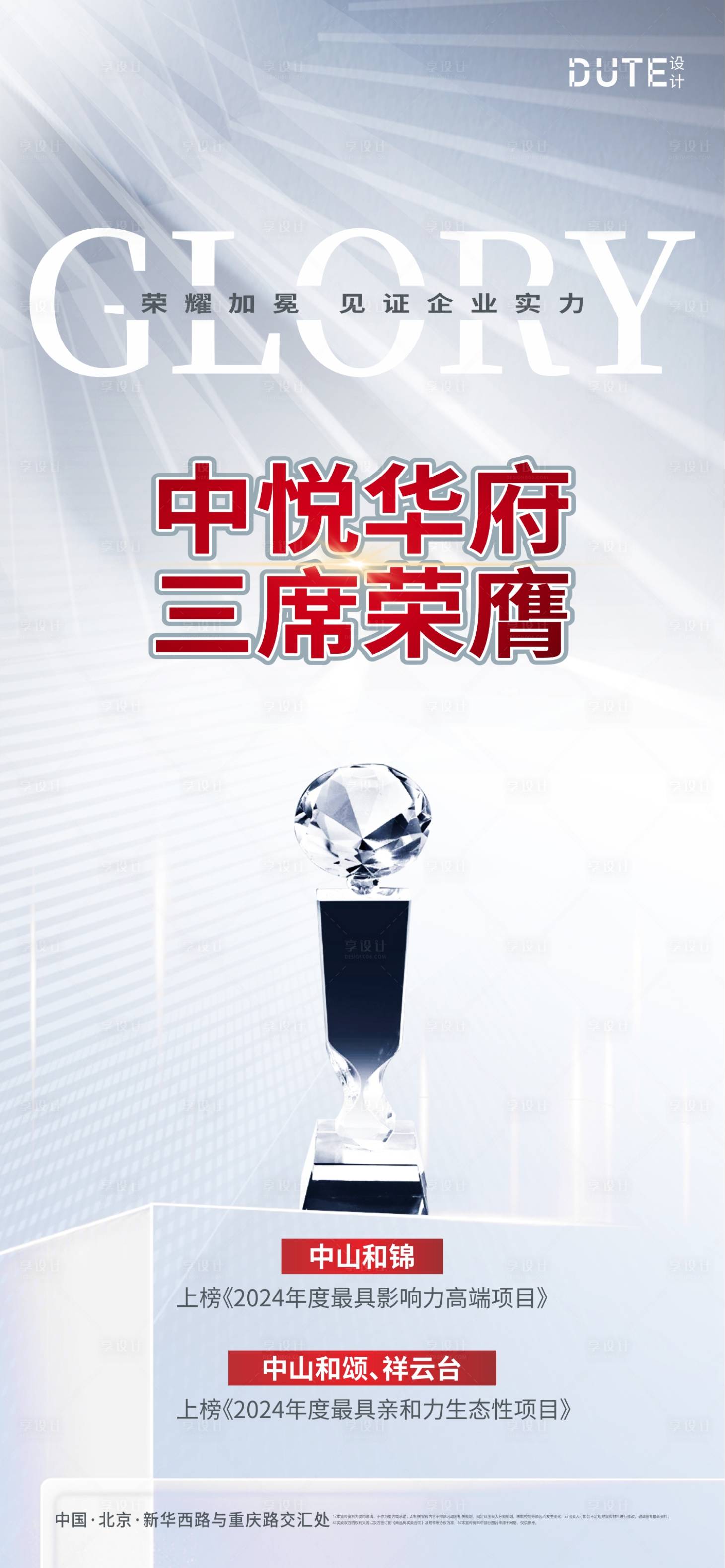 源文件下載【享設計】搜索編號：90100024945234240【地產獲獎海報】