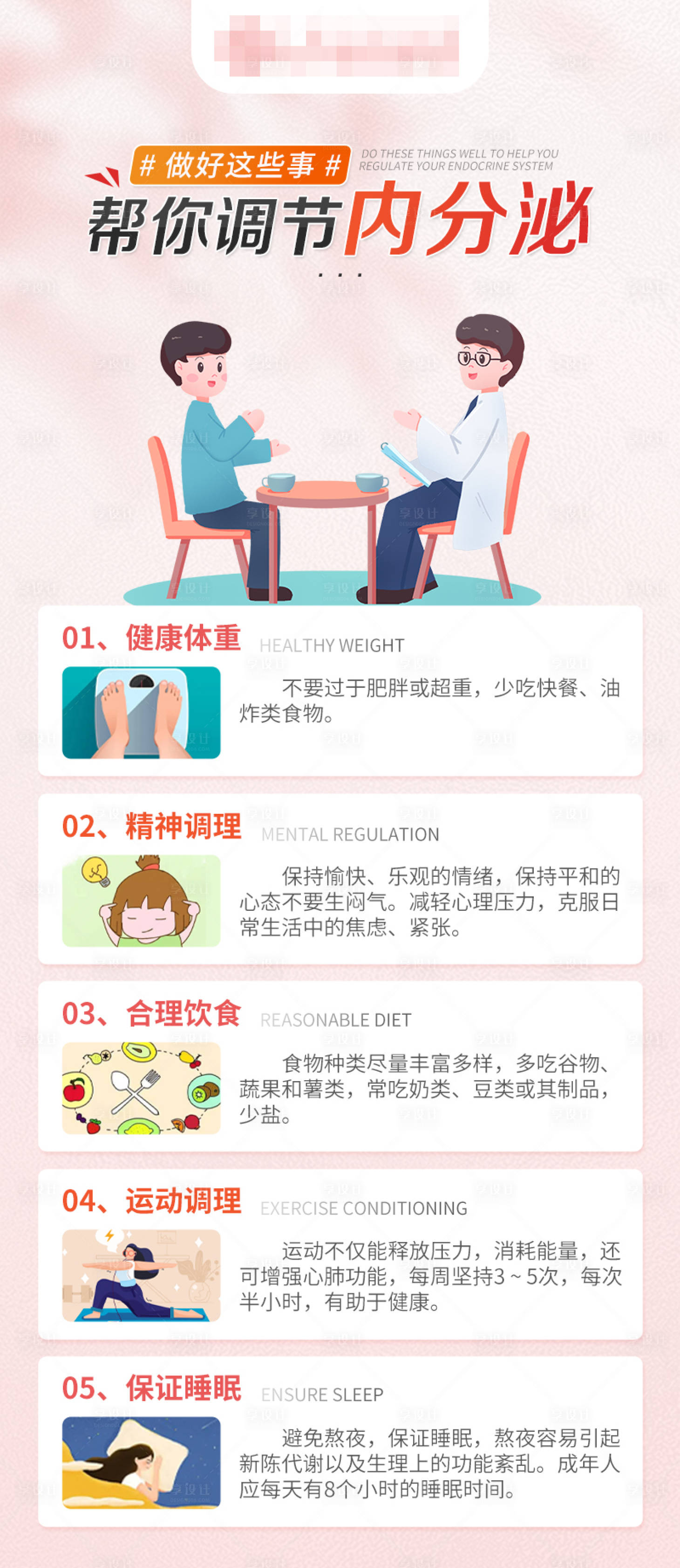 源文件下載【享設計】搜索編號：17420025077484029【內分泌失調科普海報】