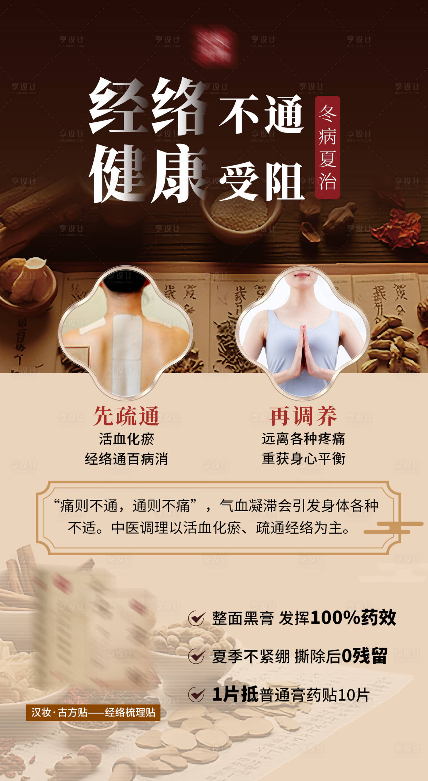 源文件下載【享設計】搜索編號：57070025264361033【冬病夏治海報】