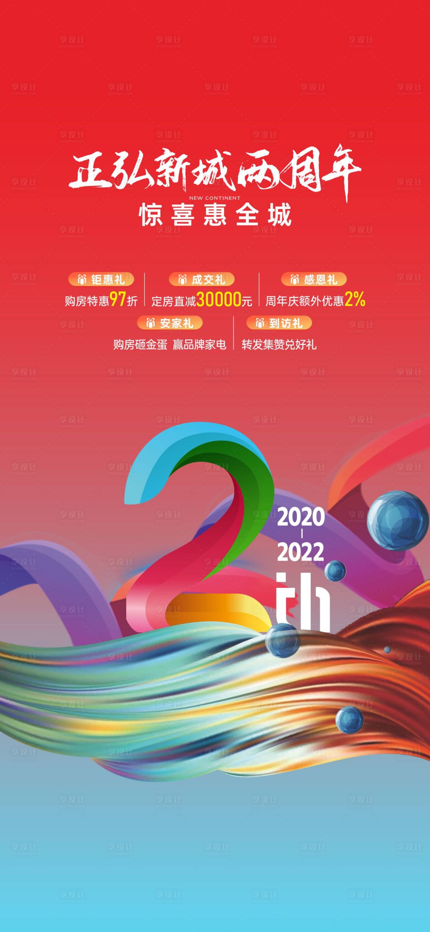 源文件下載【享設計】搜索編號：37010024870622010【周年慶海報】