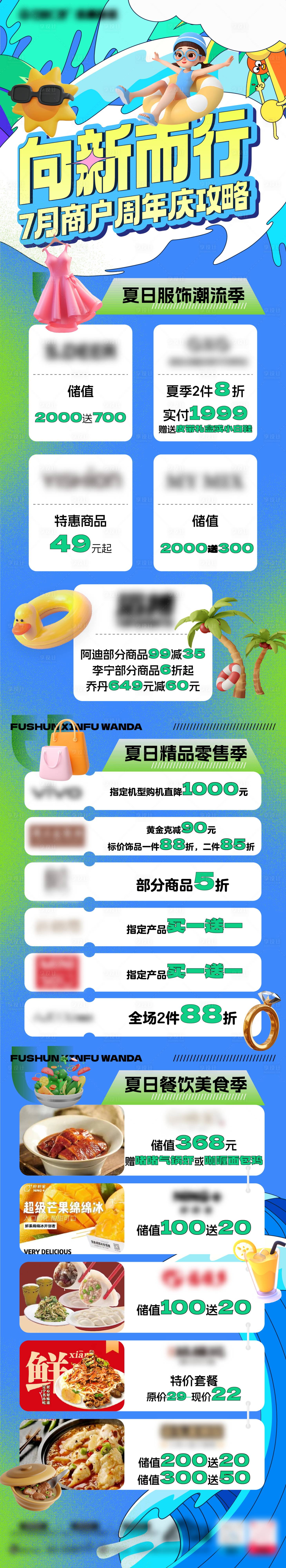 源文件下載【sp商戶周年慶攻略長圖海報】編號：97170025243511397