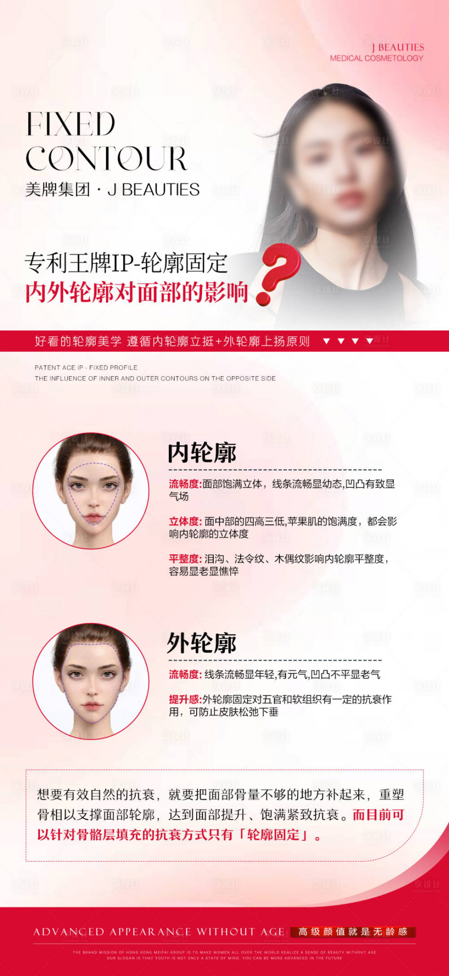 源文件下載【享設計】搜索編號：98150025241266555【醫美輪廓固定宣傳海報】