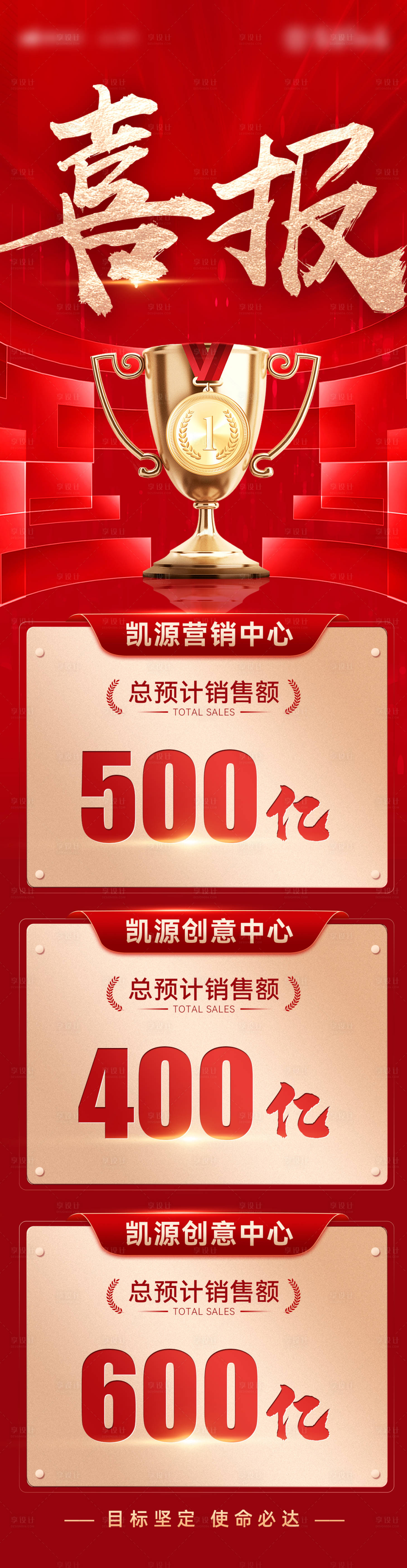 源文件下載【享設計】搜索編號：50620024865559761【喜報戰報捷報大字報升學熱銷紅金海報】