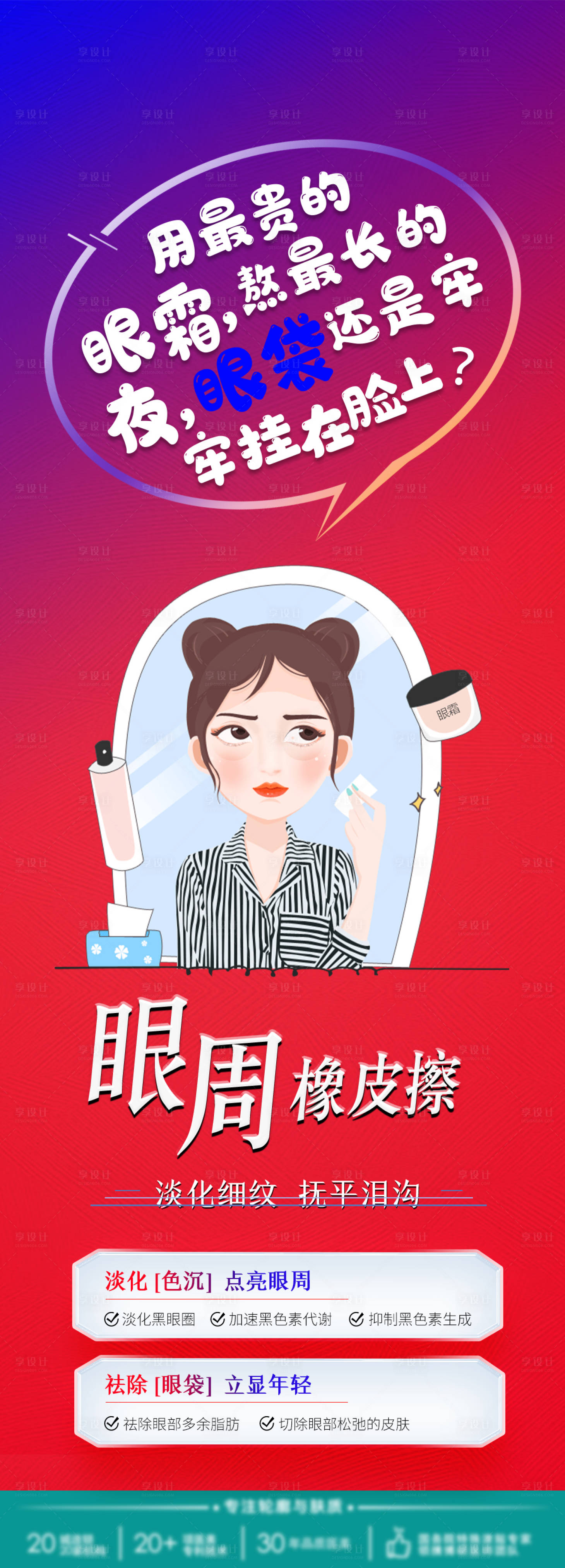 源文件下载【享设计】搜索编号：84130025050289782【眼周抗衰】