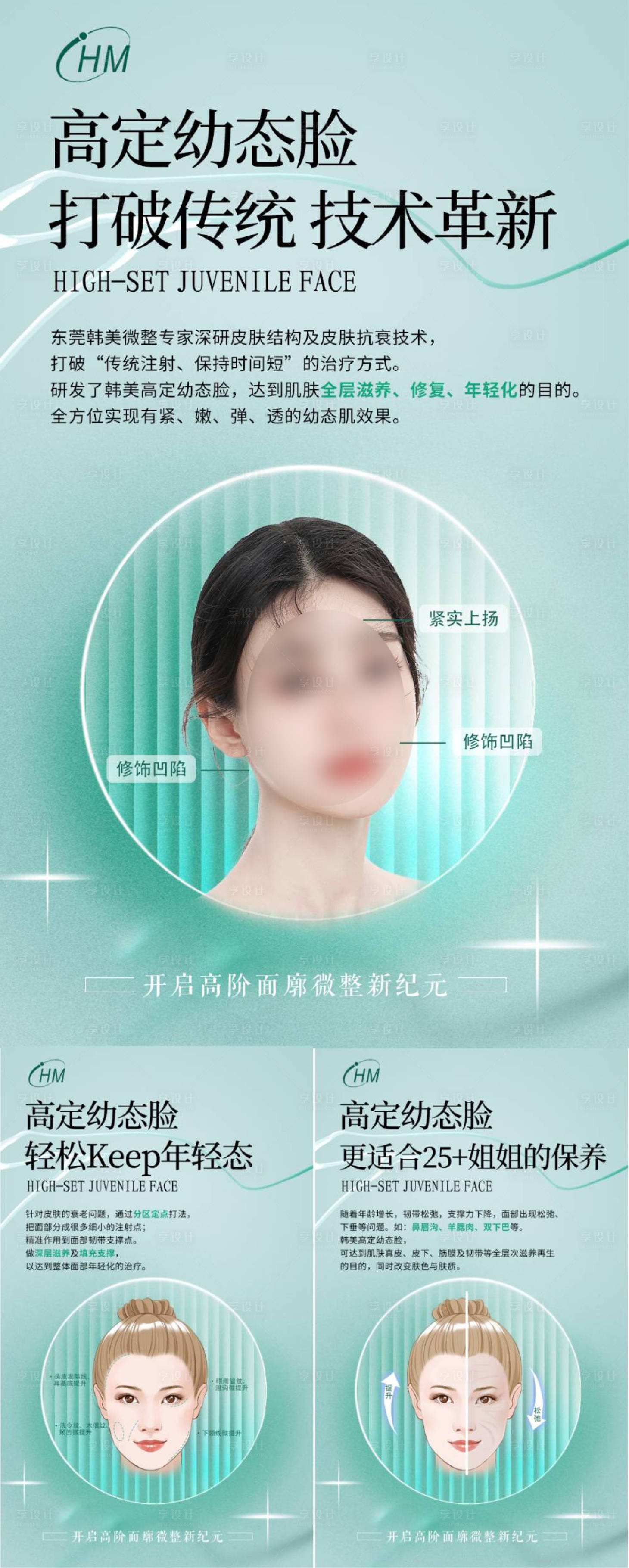 源文件下載【享設計】搜索編號：17580025211631611【幼態臉科普海報】