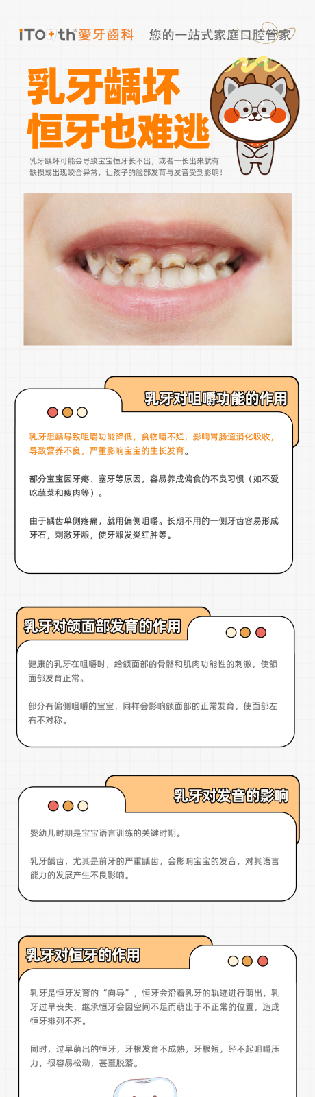 源文件下载【口腔科普龋齿儿牙长图海报】编号：58570025447428694