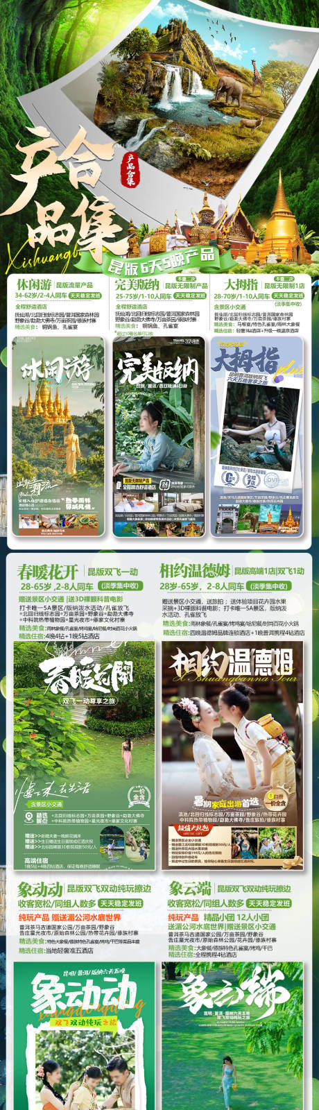 源文件下载【西双版纳宣传系列海报】编号：49590025032263904