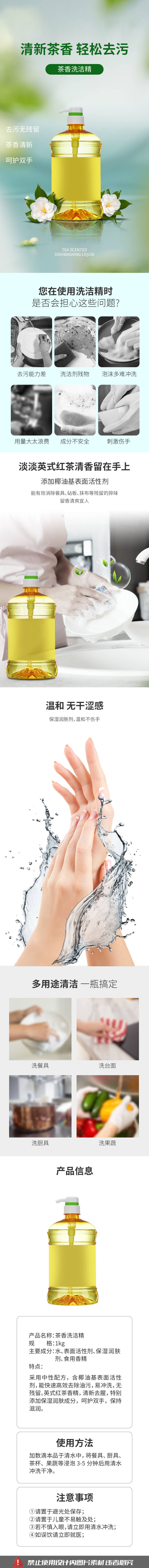 源文件下载【洗洁精电商详情】编号：85400025895937270