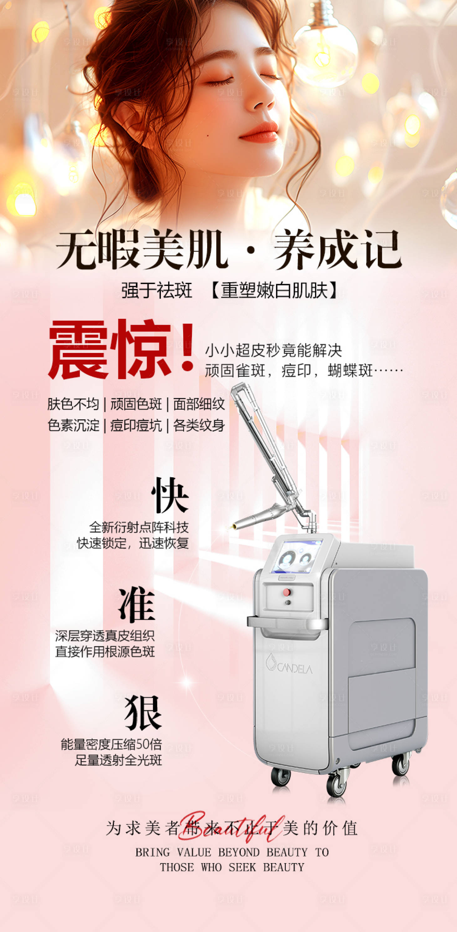 源文件下載【享設(shè)計(jì)】搜索編號(hào)：29270025817199466【醫(yī)美超皮秒海報(bào)】