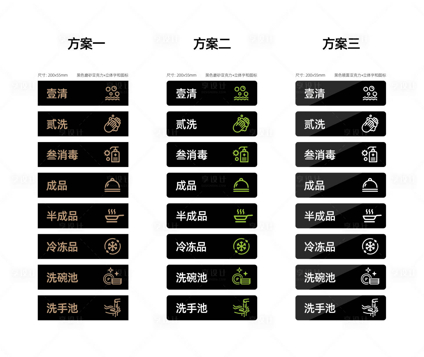 源文件下载【享设计】搜索编号：46000025995926873【指示牌亚克力图标设计】