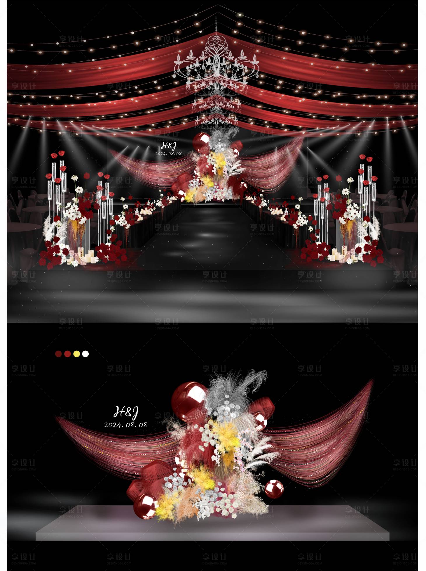 源文件下載【享設計】搜索編號：31420025613266747【復古藝術婚禮 】