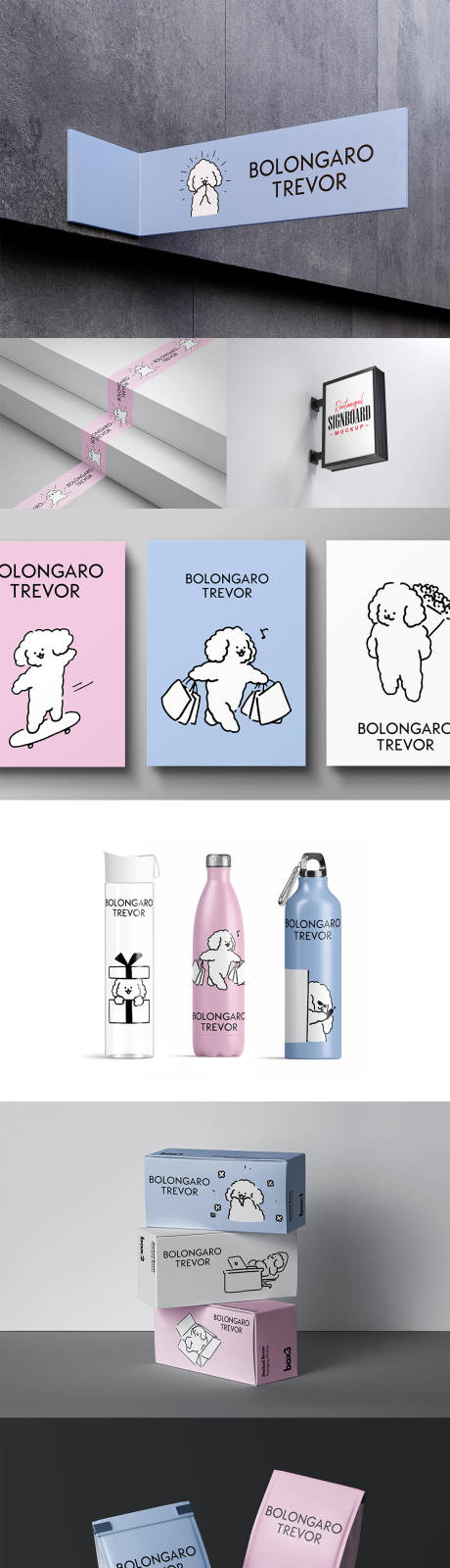 源文件下載【享設計】搜索編號：74020025777217256【寵物品牌用品LOGO展示VI樣機】
