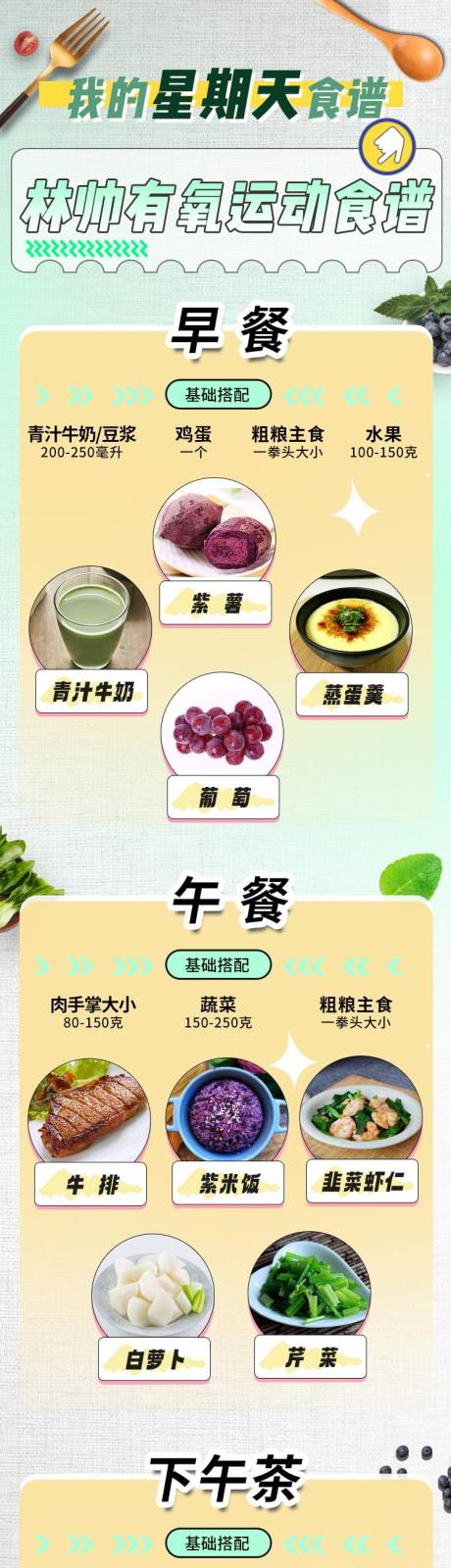 源文件下载【有氧健身食谱长图】编号：58870025712781036