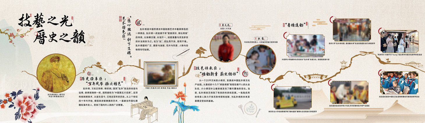 源文件下载【享设计】搜索编号：15080025865344390【刺绣文化墙】