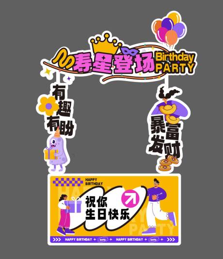 源文件下载【生日车装饰】编号：79230025775423712