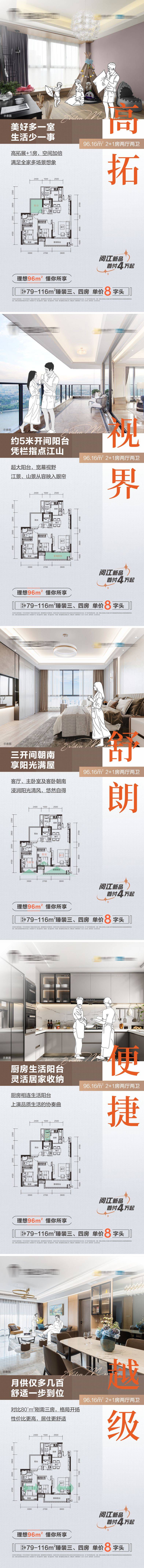 源文件下載【享設計】搜索編號：62960025669685357【地產戶型價值點系列海報】