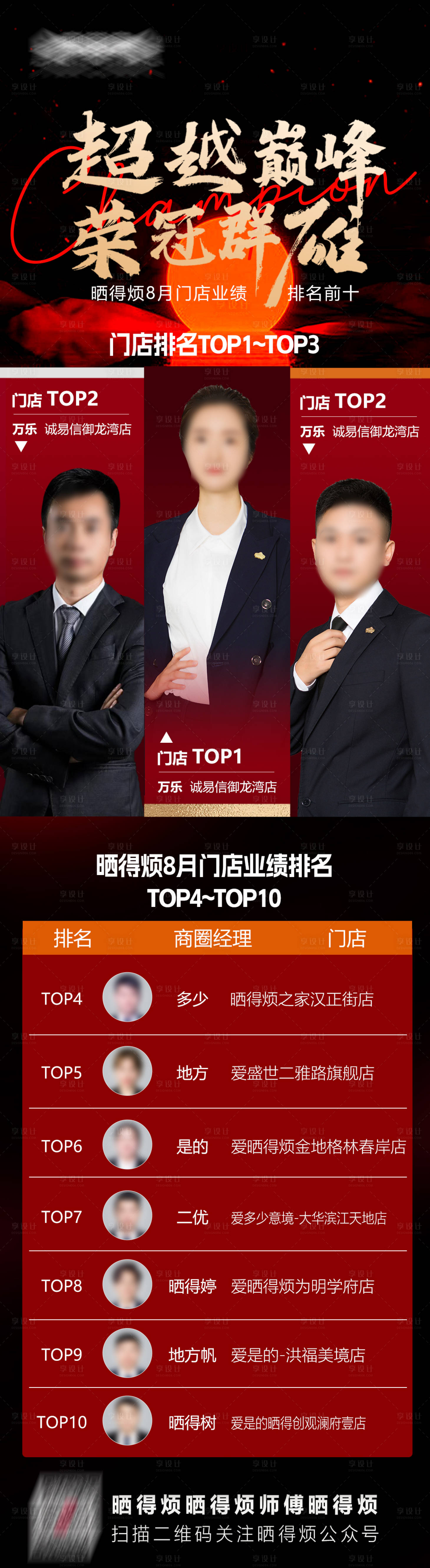 源文件下载【享设计】搜索编号：90560025950832292【业绩排行榜海报】