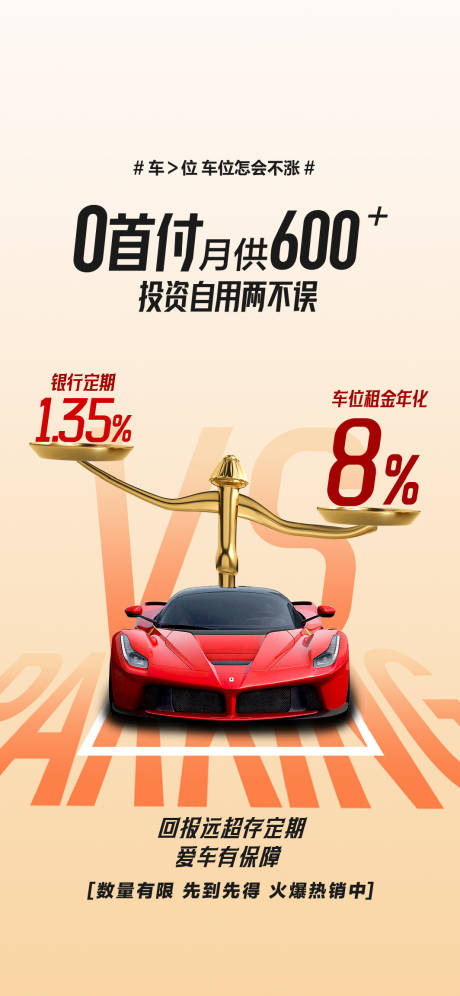 源文件下载【车位投资海报】编号：68260025896829209