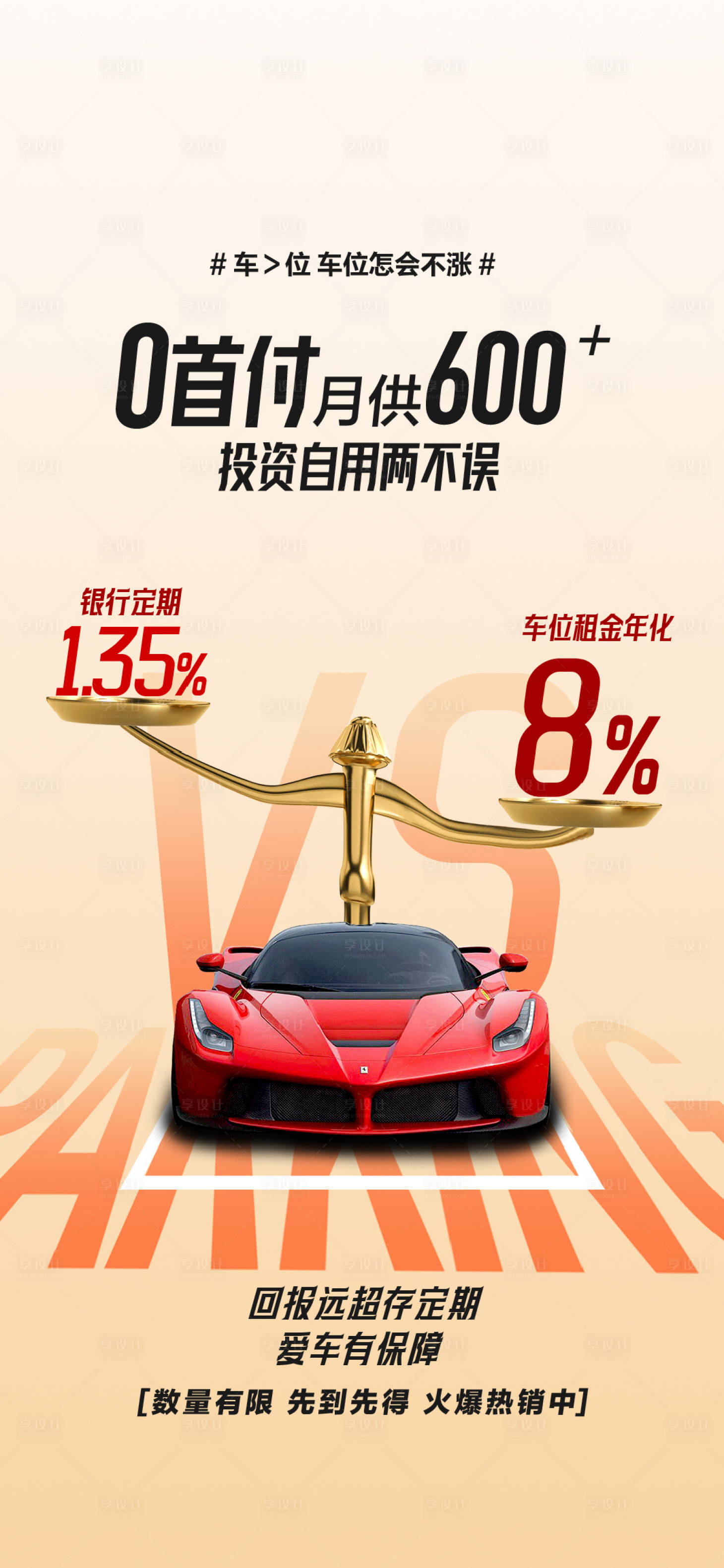 源文件下载【车位投资海报】编号：68260025896829209
