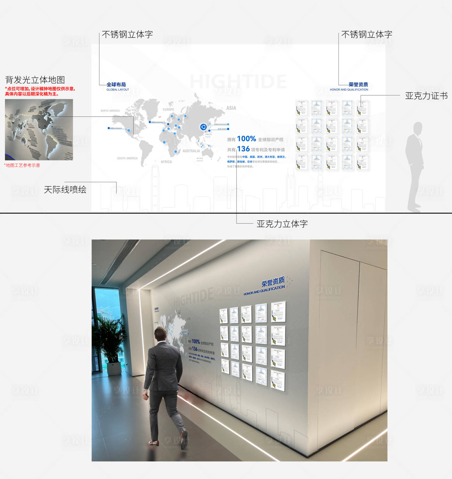 源文件下載【享設計】搜索編號：77270025906649192【企業展廳文化墻】