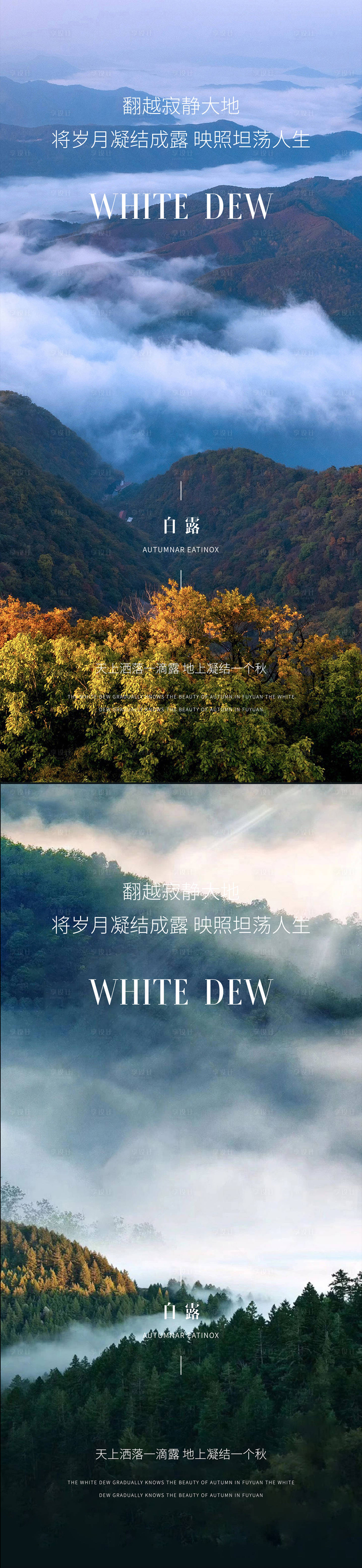 源文件下載【享設計】搜索編號：59300025958591527【白露海報】