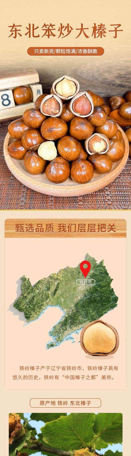 源文件下载【东北笨炒大榛子促销电商详情页】编号：87210025986751569