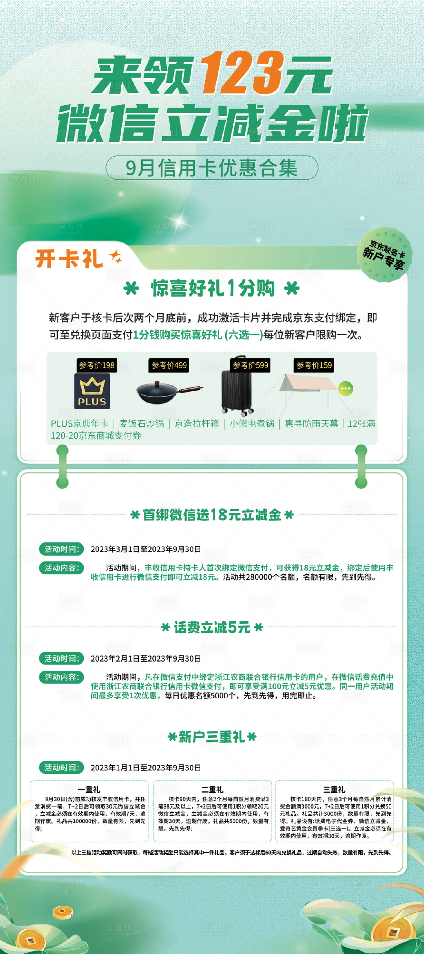 源文件下載【享設計】搜索編號：22170025545716003【信用卡展架】