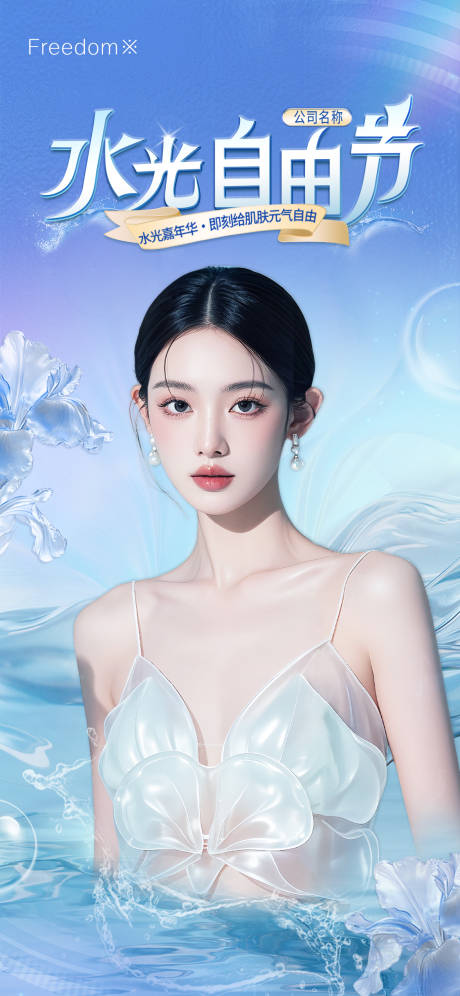 源文件下載【醫美水光海報】編號：27590025987948710
